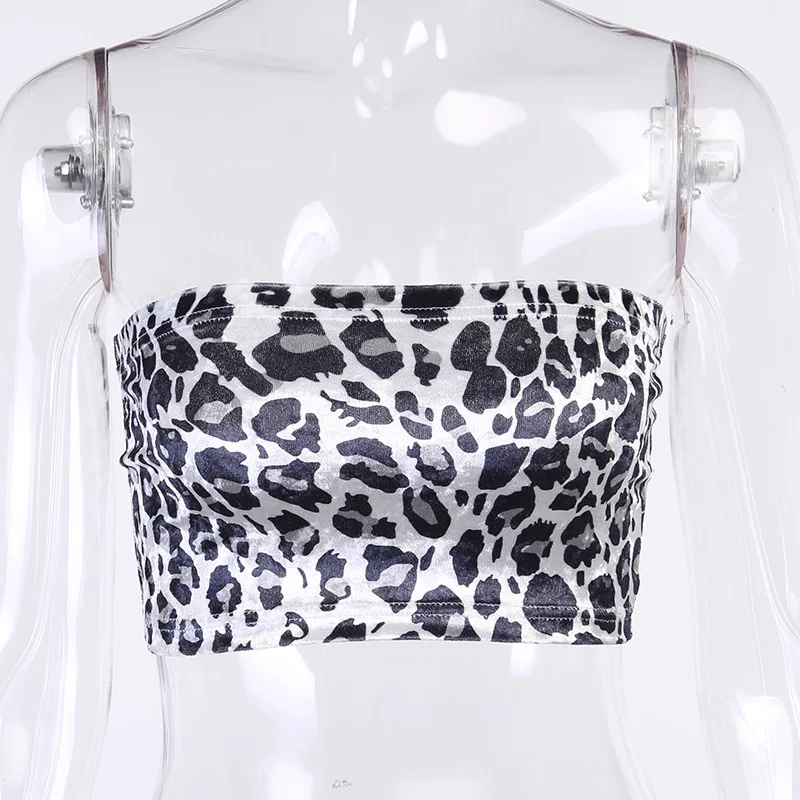 
womens clothing 2021 skirt set leopard crop tank top mini skirt velvet sets womens clothing two piece fashion 