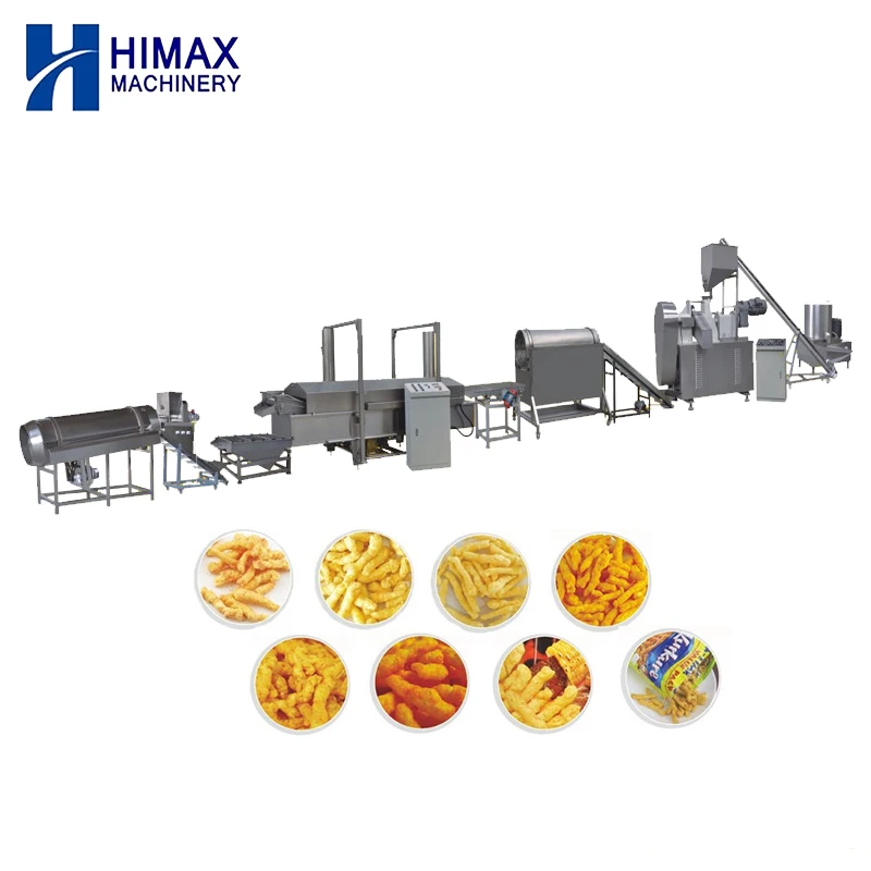 Automatic kurkure making machine cheetos snack food production line
