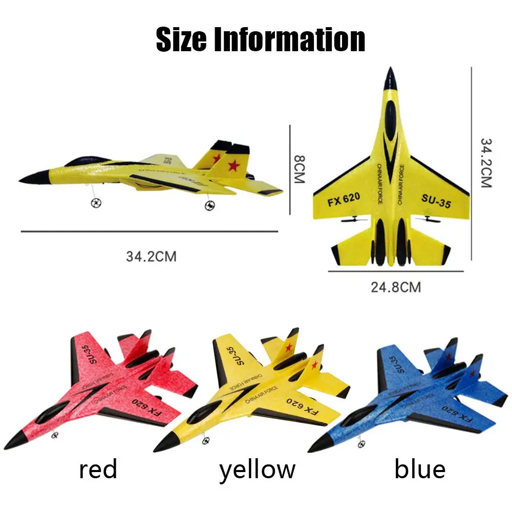 Su 35 27 yellow ride on car 2.4g drone epp foam rc aircraft plane jet model unbreakable cool rc airplane for fighter rc plane