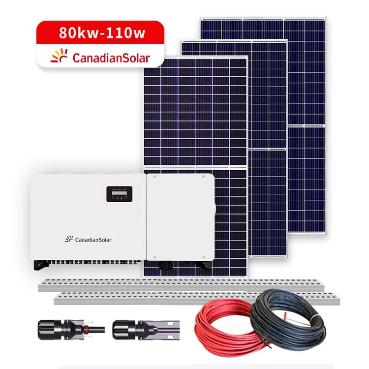 Canadiansolar Power Energy On Grid Solar System Power Kit Price For Home Three Phases
