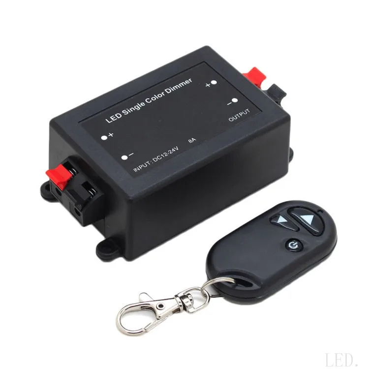 ESann Одноцветный 8A Беспроводной RF 433 Мгц дистанционный DC 12V 3 клавиши Контроллер