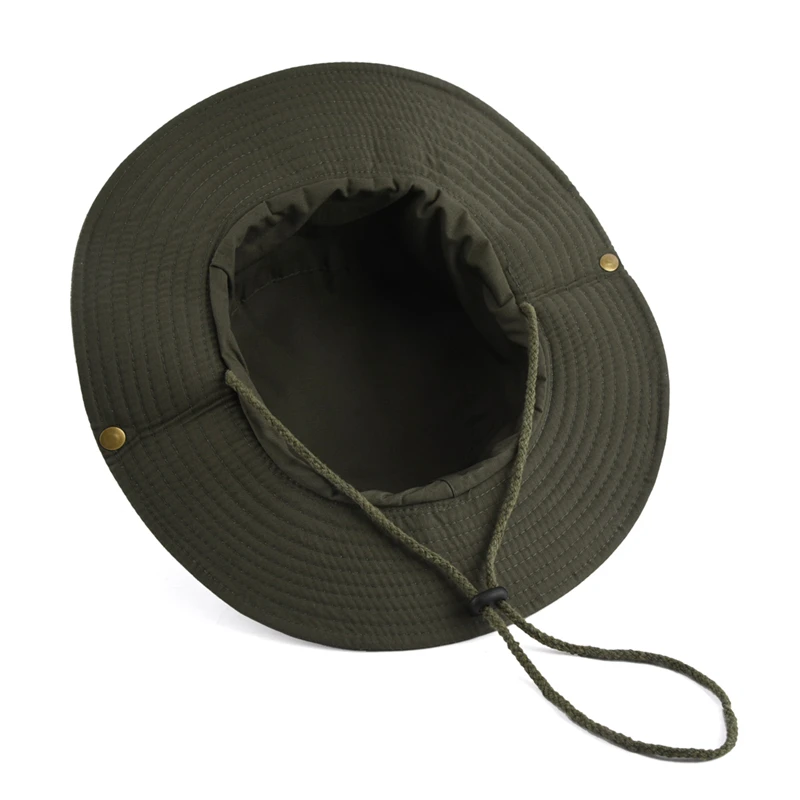 Beach Fishing Outdoor Wide brim nylon Bucket Hat Fishing gorras Camping Bush Walking Foldable Hat