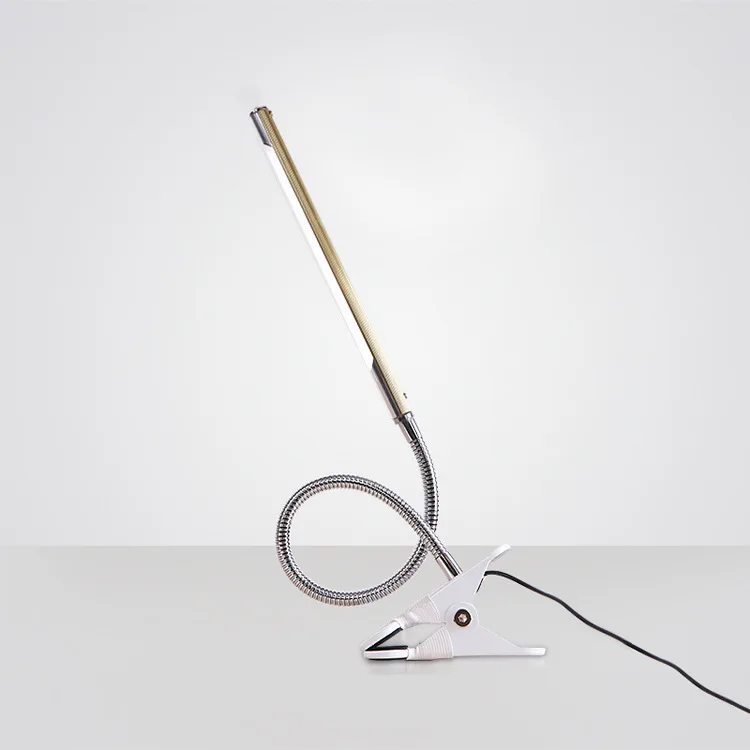 2021 flexible led table lamp clip office desk lamo with clamp study lamp for living room led light