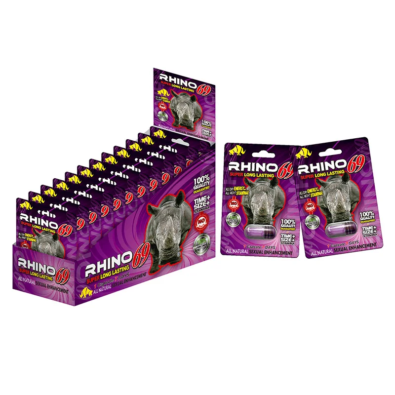 rhinozen boss lion Male enhancement Rhino sex pill packaging Packaging medical grade 3D card Packaging Medicine Capsules box