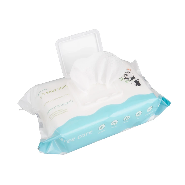 Best natural bamboo baby wipes free from harmful chemicals biodegradable wet wipes face and hand compostable baby wet wipes