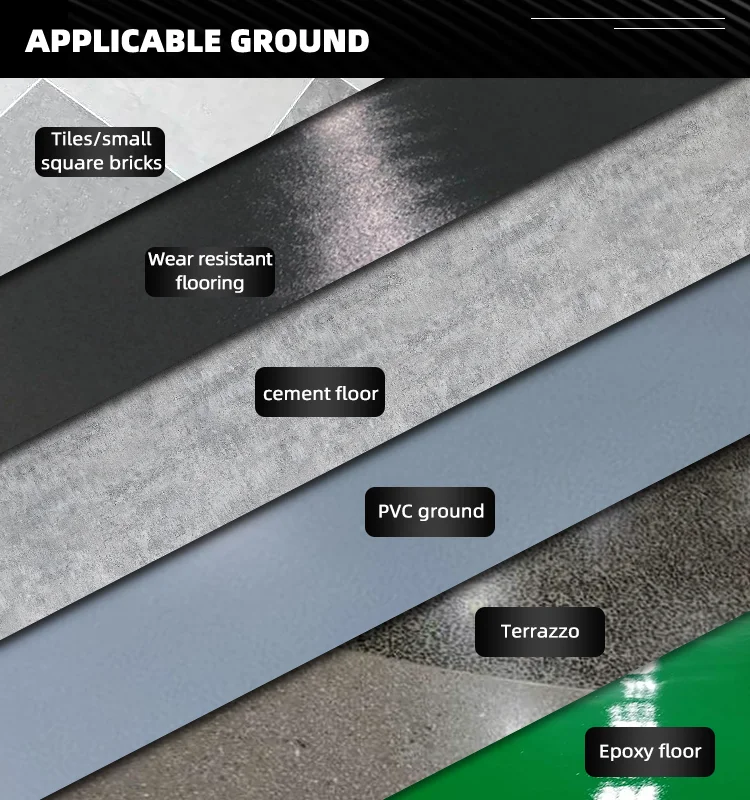 Low Price Commercial Tile Floor Cleaning Machine Low Noise Walk Behind Floor Cleaner 24v