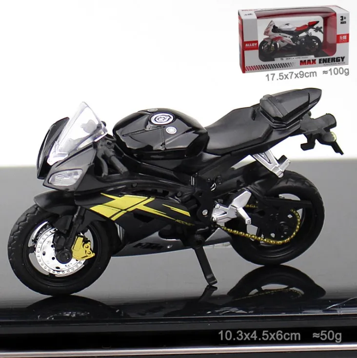  1:18 Модель мотоцикла Yamaha Ducati локомотив гонки из сплава Коллекционная Игрушечная машина для