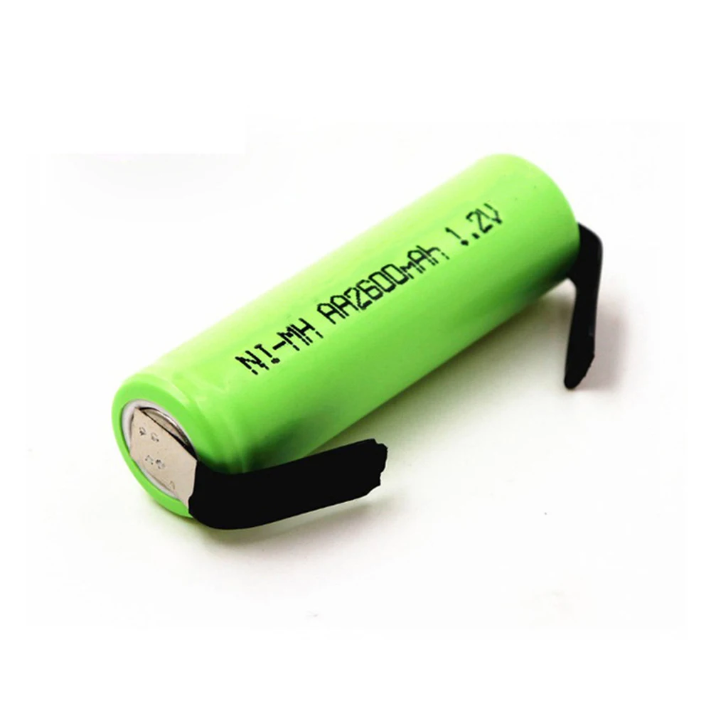 High quality 1.2V AA batteries 600mAh rechargeable Ni MH No.5 battery for remote controller