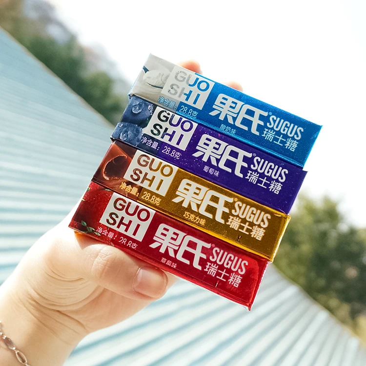 Custom Service Fruity Soft Gummy Milk Candy Healthy and Tasty Chewy Caramel Fudges Made in China