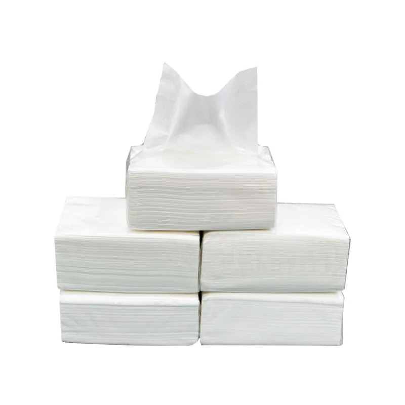 China Factory Wholesale Custom Printed 2-Ply Soft Facial Tissue Paper Boxes Competitive Prices for 3-Ply Tissue Plastic Bags