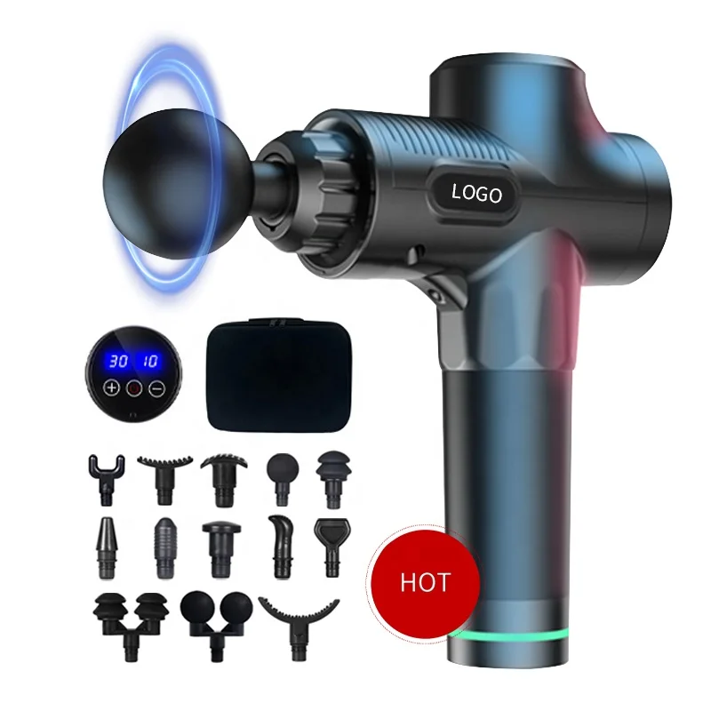 30-Speed Professional Full Body Massage Gun Deep Tissue Relief with Soothing Whacking Vibration Brushless Motor