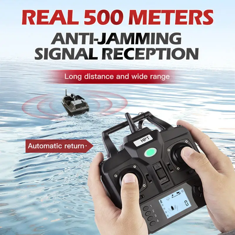 SINC107 GPS Wireless Dual Power Supply 500M Fixed Speed Cruise Carp Fishing Fish RC Fishing Bait BoatSea Bait Boat For Sale