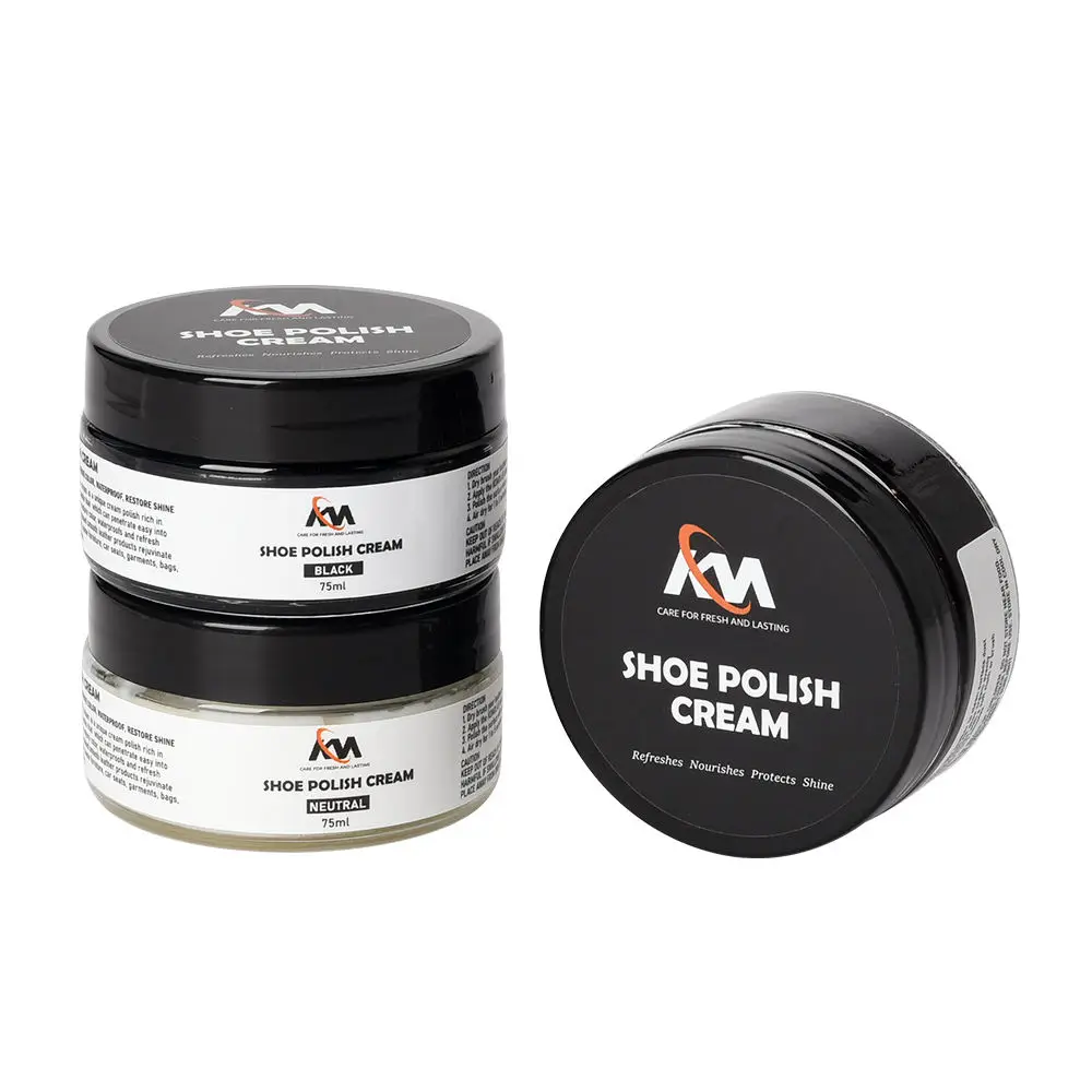 Km New Neutral Waterproof Leather Balm Shoe Polish,Hoe Care Shine Shoe Cream