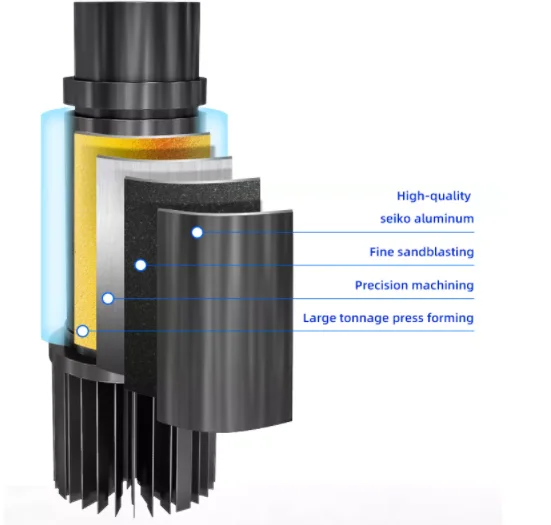 Waterproof 20W Logo Projector Outdoor Use IP65 Aluminum Gobo Projection Customize 37MM Condenser lens