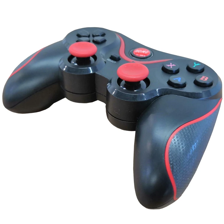 
2021 Black red mobile controller Amazon popular phone joystick cheap wireless private mode gamepad for ps3/pc/android/IOS(V4.2) 