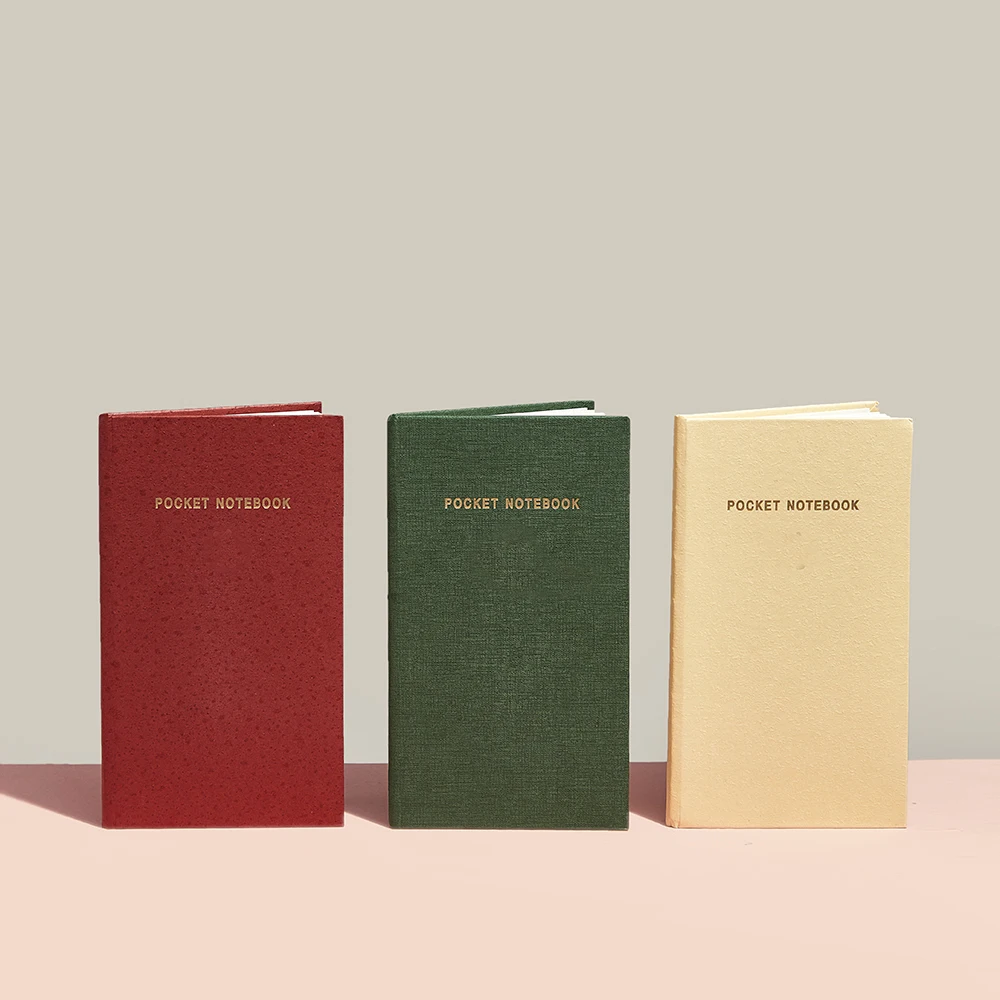 LABON Custom Logo Waterproof Portable Notepad Dotted Paper Pockets Size Simple Notebook