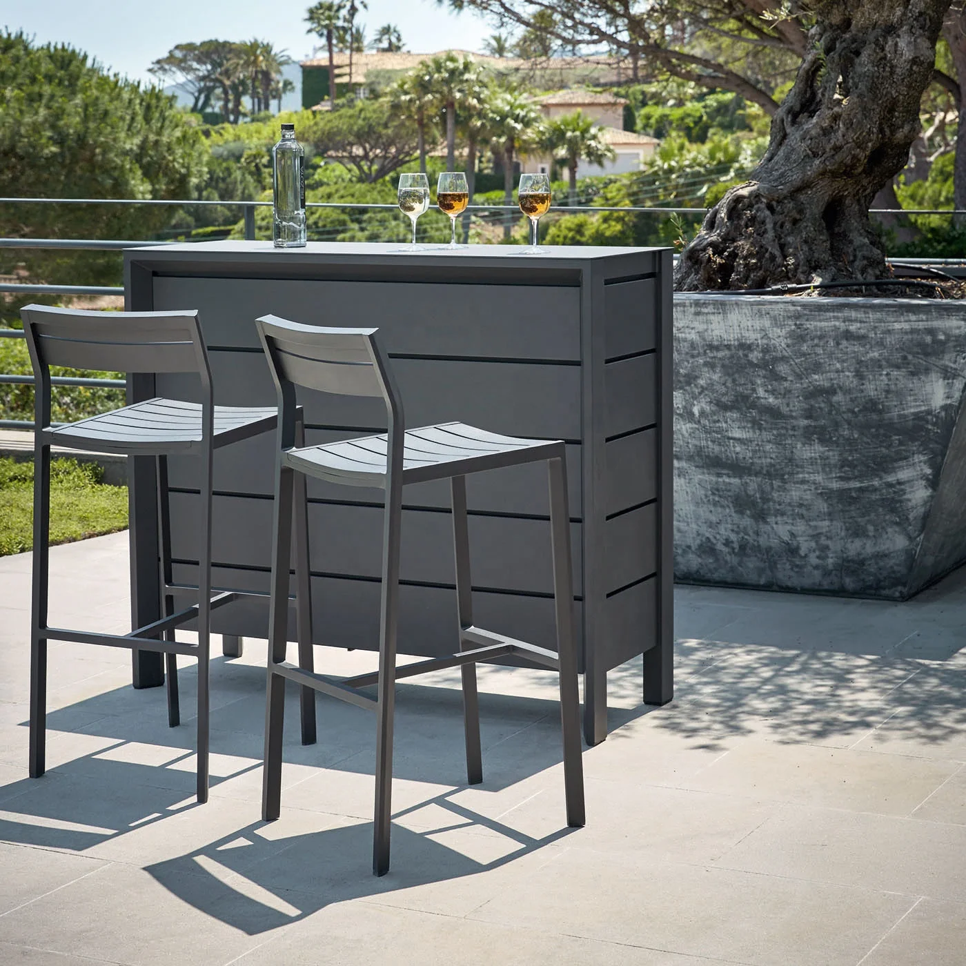 Height outdoor bar tables for Christmas and New Year party hotel home used rectangle metal durable table