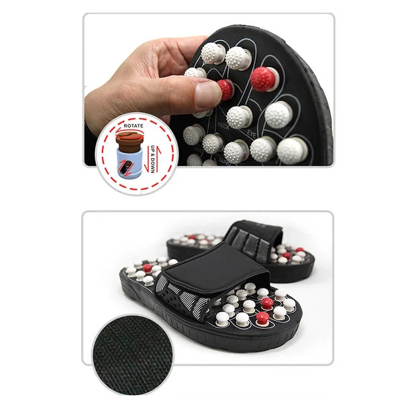 Foot Massage Slippers Acupuncture Therapy Massager Shoes For Foot Acupoint Activating Reflexology Feet Care Massagea Sandal