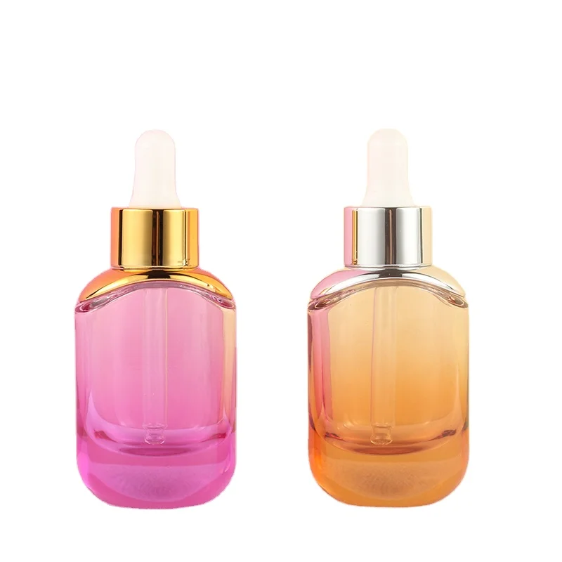 Chinese supplier of high quality shining pump translucent 30Ml serum dropper bottle