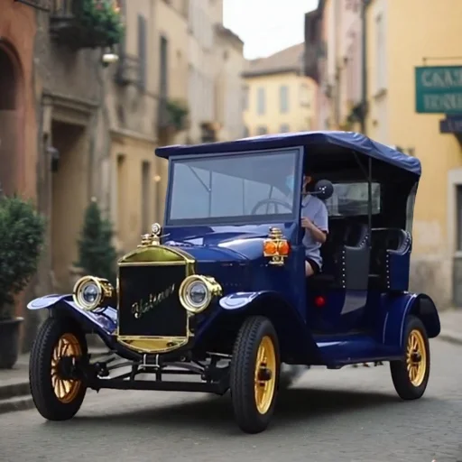 Deposit Classic Electric 4-Seater Vintage Car for Sale in USA  Classic Design with Lithium Battery and 3 Years Warranty