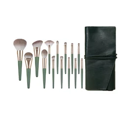 14 Makeup Brush Sets Concealer Foundation Blush Powder Blending Makeup Brush Eye Shadow Fan Highlighter Brush