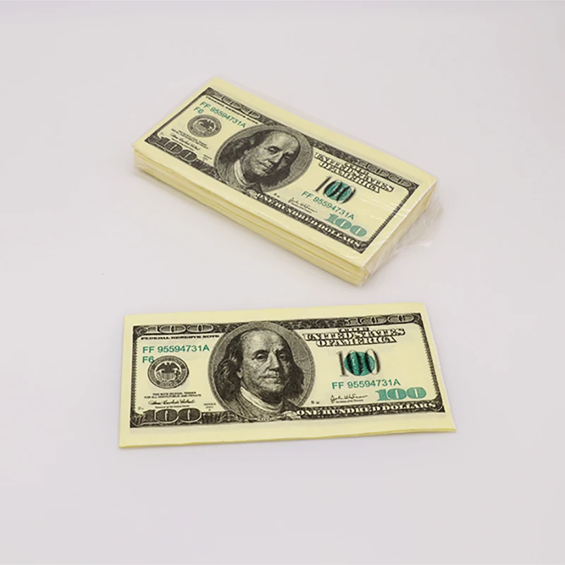 Custom Printed Money Design Napkins - Perfect for Parties and Events