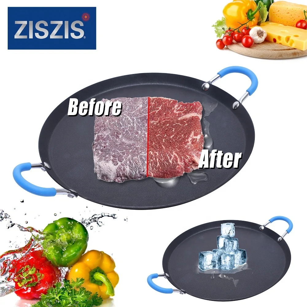 Hot 2 in 1  multi-functionBBQ Pan  Meat Defrosting Tray Thaw Frozen Food