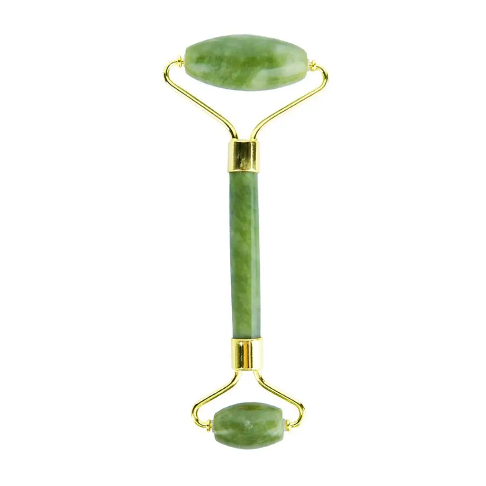 Amazon Hot-selling Dark Green Jade Roller Jade Facial Roller Massager Roller Jade for Face
