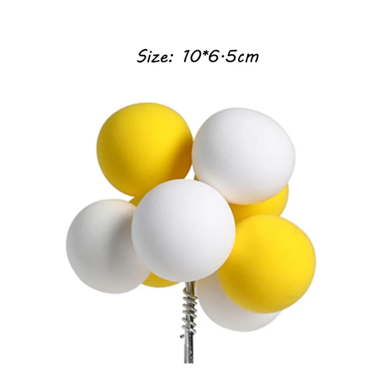 Wedding Cake Accessory Birthday Clay Advertising Balloons Cake Topper Decoration Tools Cake Stand Supplies
