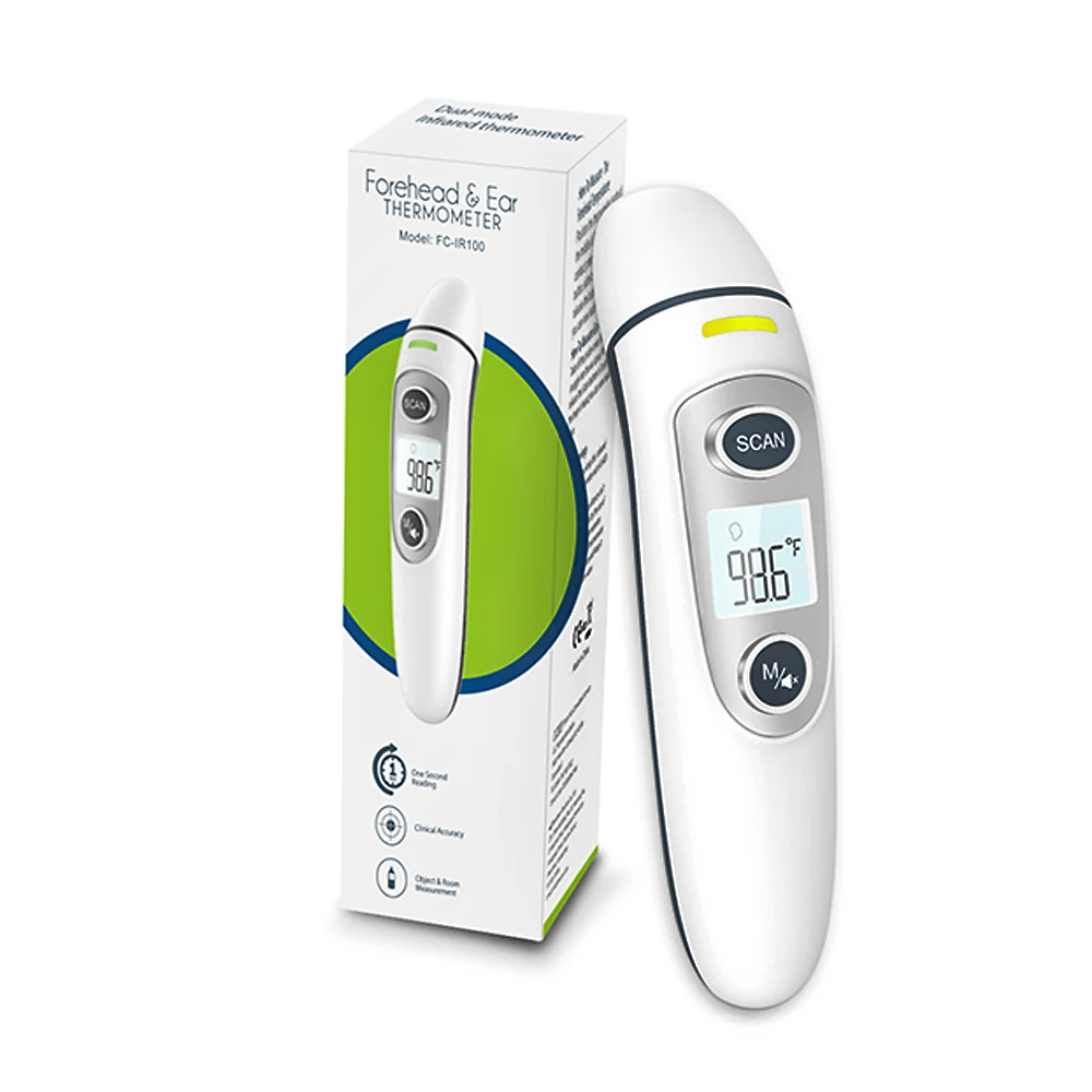 
Multifunctional Medical Baby Forehead Thermometer Non Contact Thermometer With Ear Function 