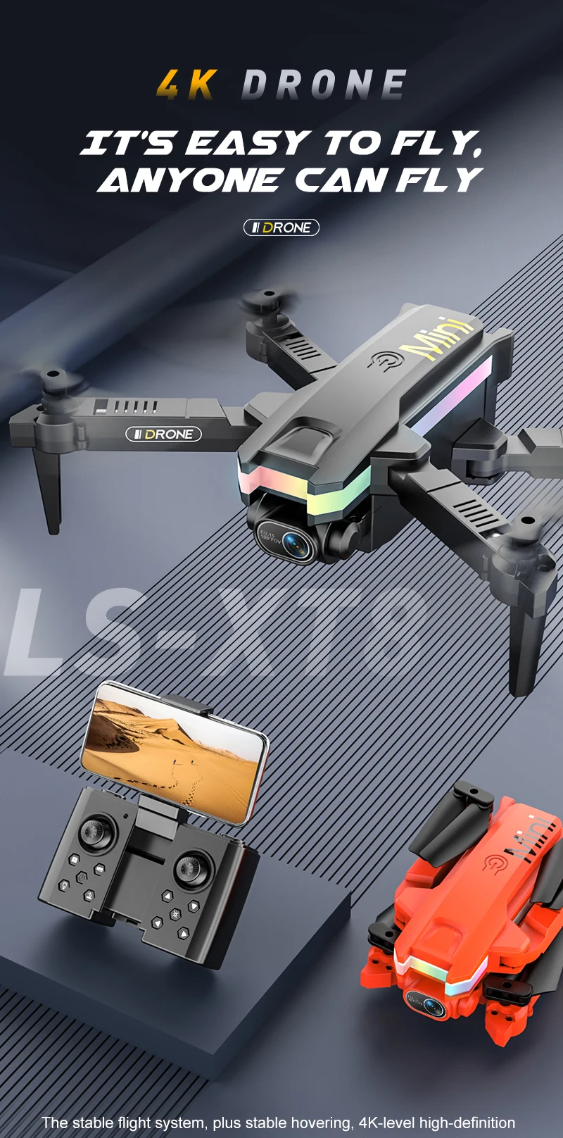 2022 Новый мини-Дрон XT8 с двойной камерой Hd 4k WIFI FPV фиксированная высота бесщеточный двигатель Радиоуправляемый квадрокоптер Вертолет Подарки