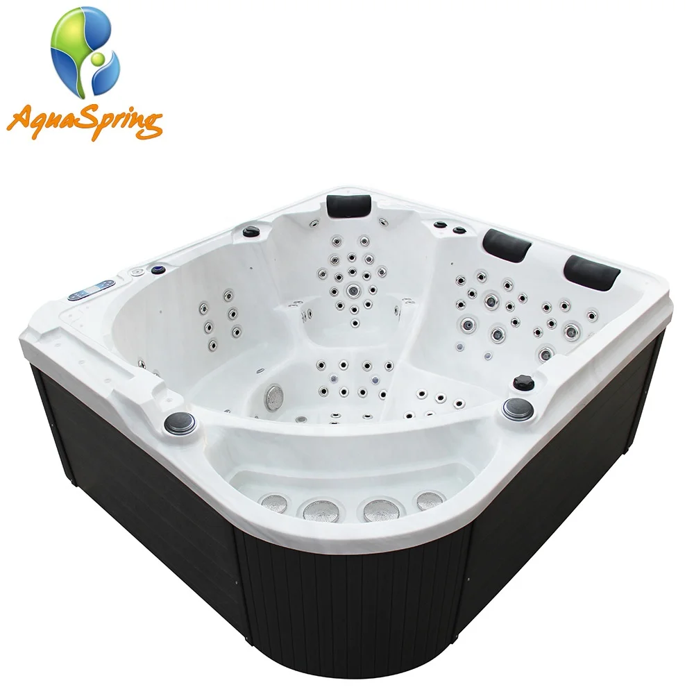 China good quality small acrylic massage spa design for 7 persons