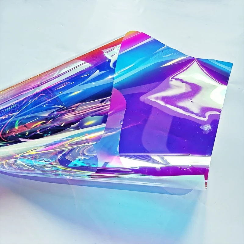 Commercial Window Film Factory Supply Rainbow Film Colorful Dichroic Film In Business Center