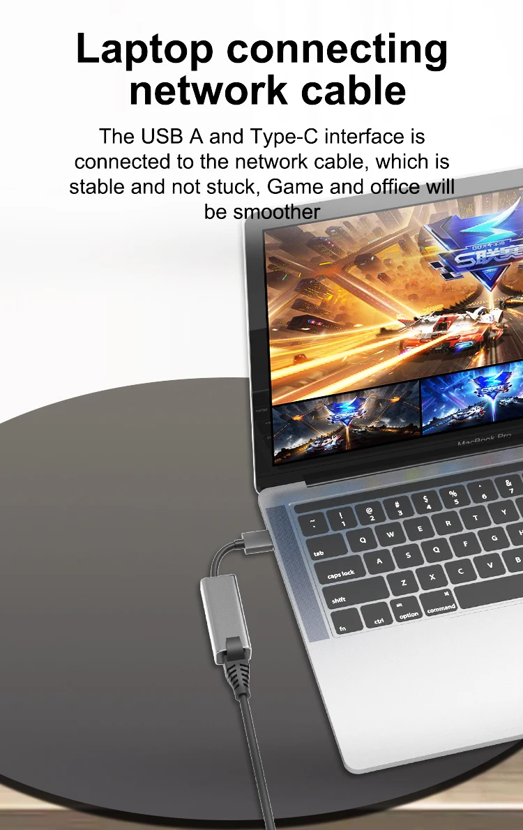 USB Ethernet Adapter USB to Ethernet Lan RJ45 Network Card Cable Line Card Ethernet Adapter for PC Laptop