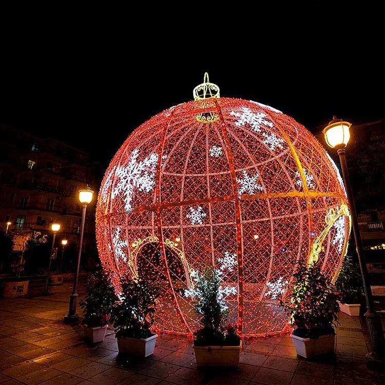 LED Christmas Bell Holiday Festival Decorative Lightings Motif Lights Outdoors New Year Waterproof Lanterns Decorations
