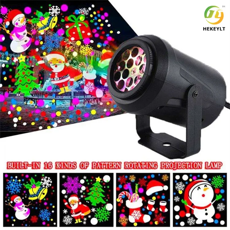 Indoor Festival Decor LED Wall Projection Light IP22 Warm White Laser Snowflake Christmas Projection Christmas Laser Light