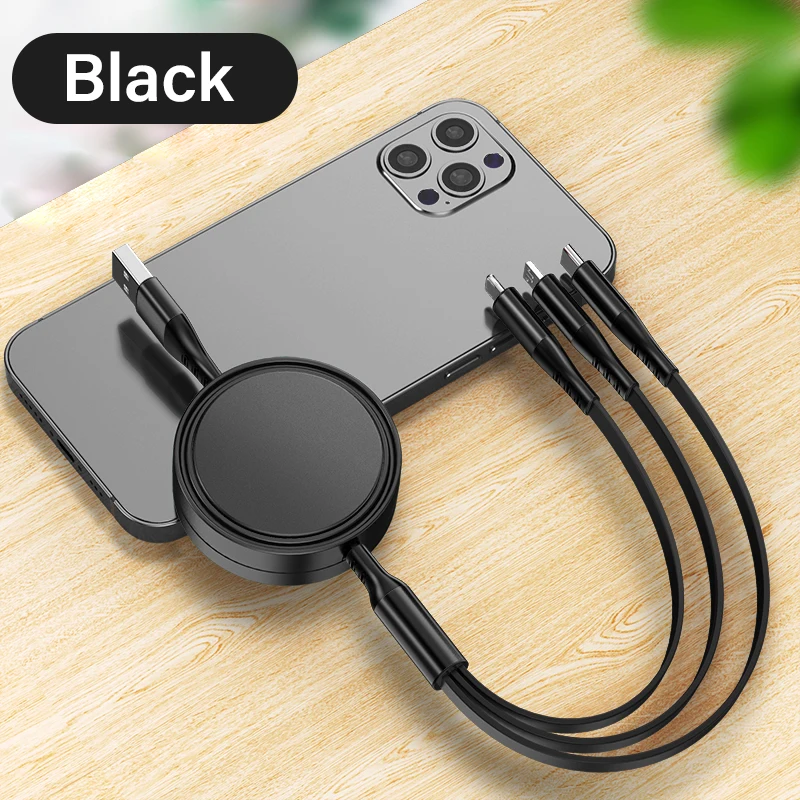 Usb-кабель Schitec с несколькими портами для зарядки, 20 см, 120 см