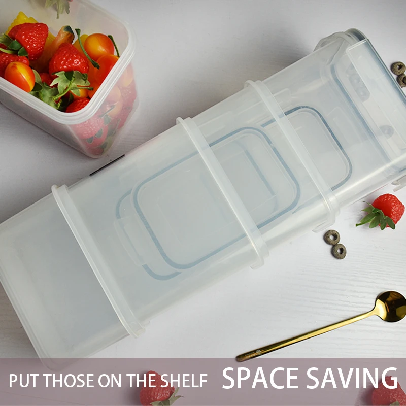 14pack Best Seller food-grade Dry Food Storage Container With Lid Airtight High Plastic For Cereal Snack Food Kitchen & Pantry