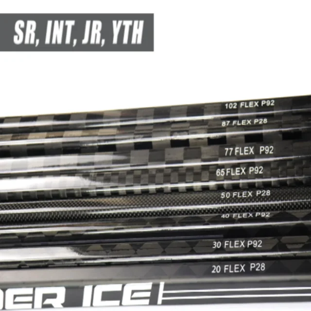 Pro Player Use High Performance Ud/3k/12k/18k Carbon Fiber Ice Hockey Stick