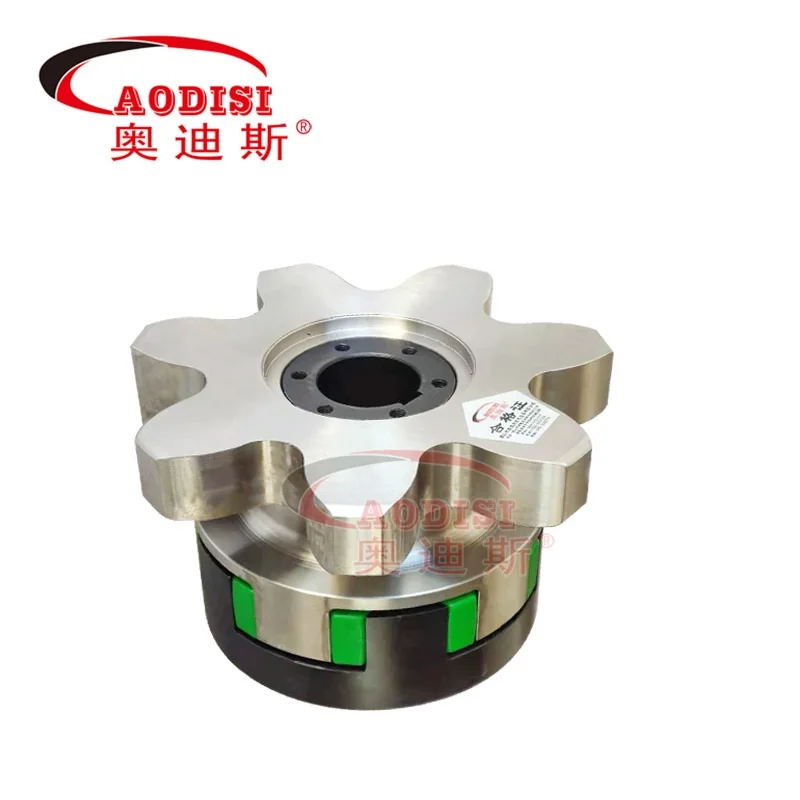 aodisi stainless steel sprocket jaw coupling