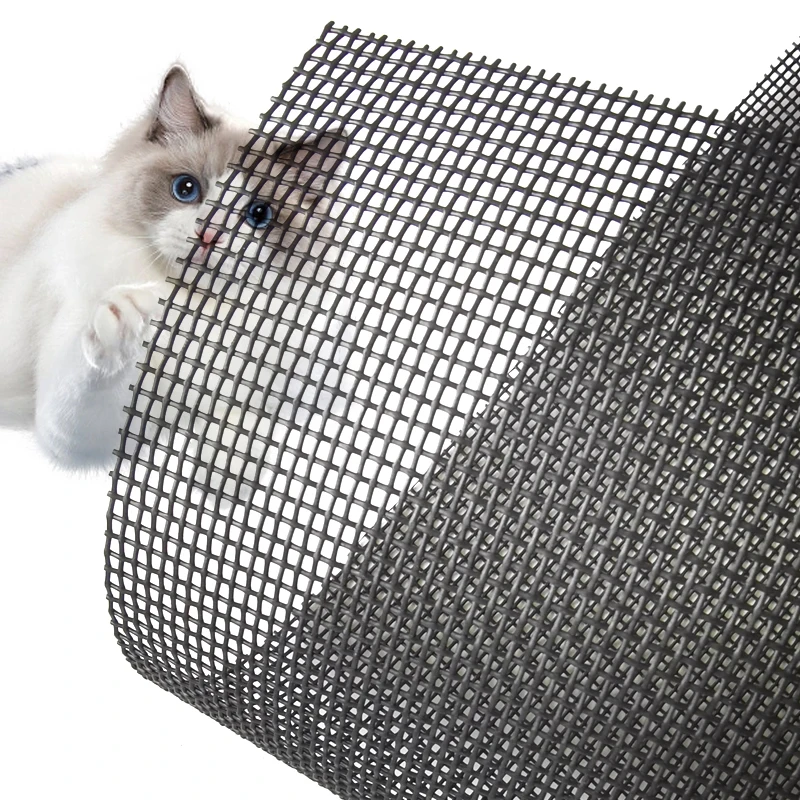Pet Net For Window Cat Mesh Black Color Grey Color Cat Protection Strong Mesh for home window