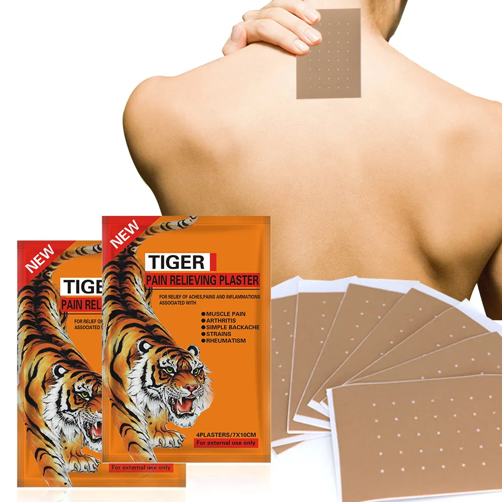 Chinese Traditional Plaster Quickly Effectively Reduce Pain Tiger Plaster