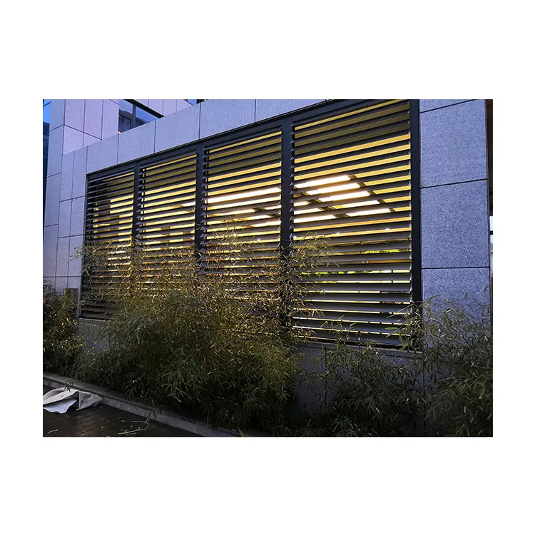 Factory Directly Supply Electric Roller Shutter Louver Window Frame Aluminium Shutters Panels for Windows
