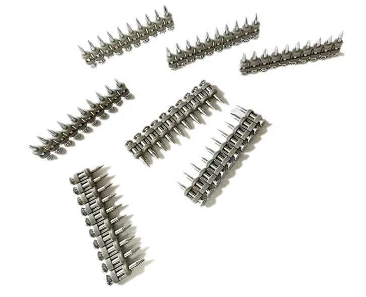 A nail gun shoots nails hiltl dedicated