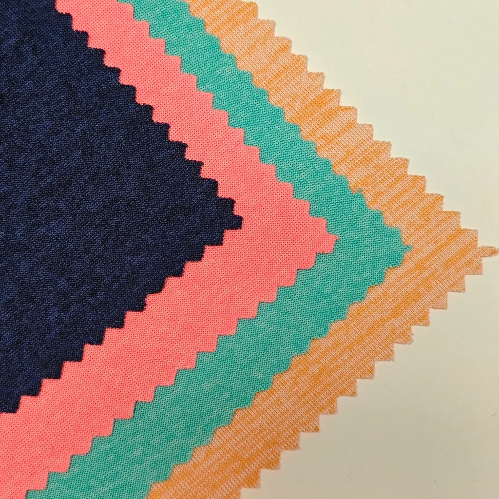 High Quality Control Multi Option Choose Custom Polyester Light Weight  Cationic Poly Sport Knit Fabric anti  sweat