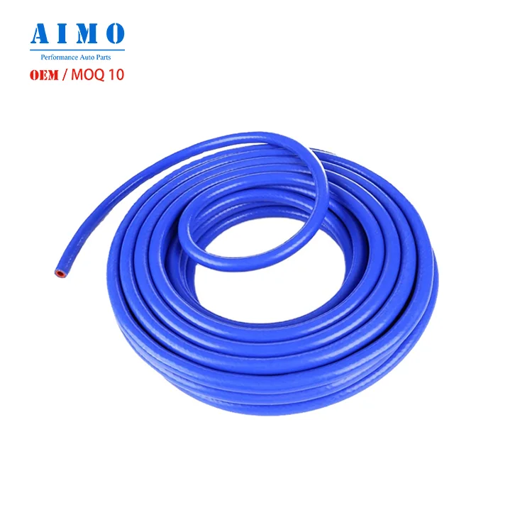 Настраиваемый усиленный термостойкий силиконовый резиновый плетеный вакуумный шланг для автомобиля и грузовика