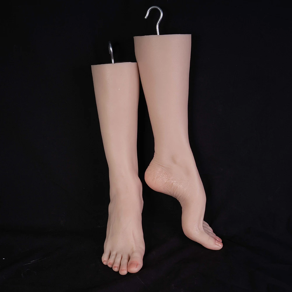 female foot model Practice Foot Manicure Nail Silicone Female Foot With Bone