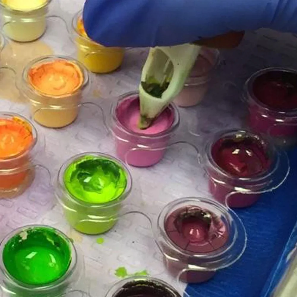 Wholesale EZ 10mm 12mm  Easy Tattoo Ink Cups 12Trays ink cups for body art