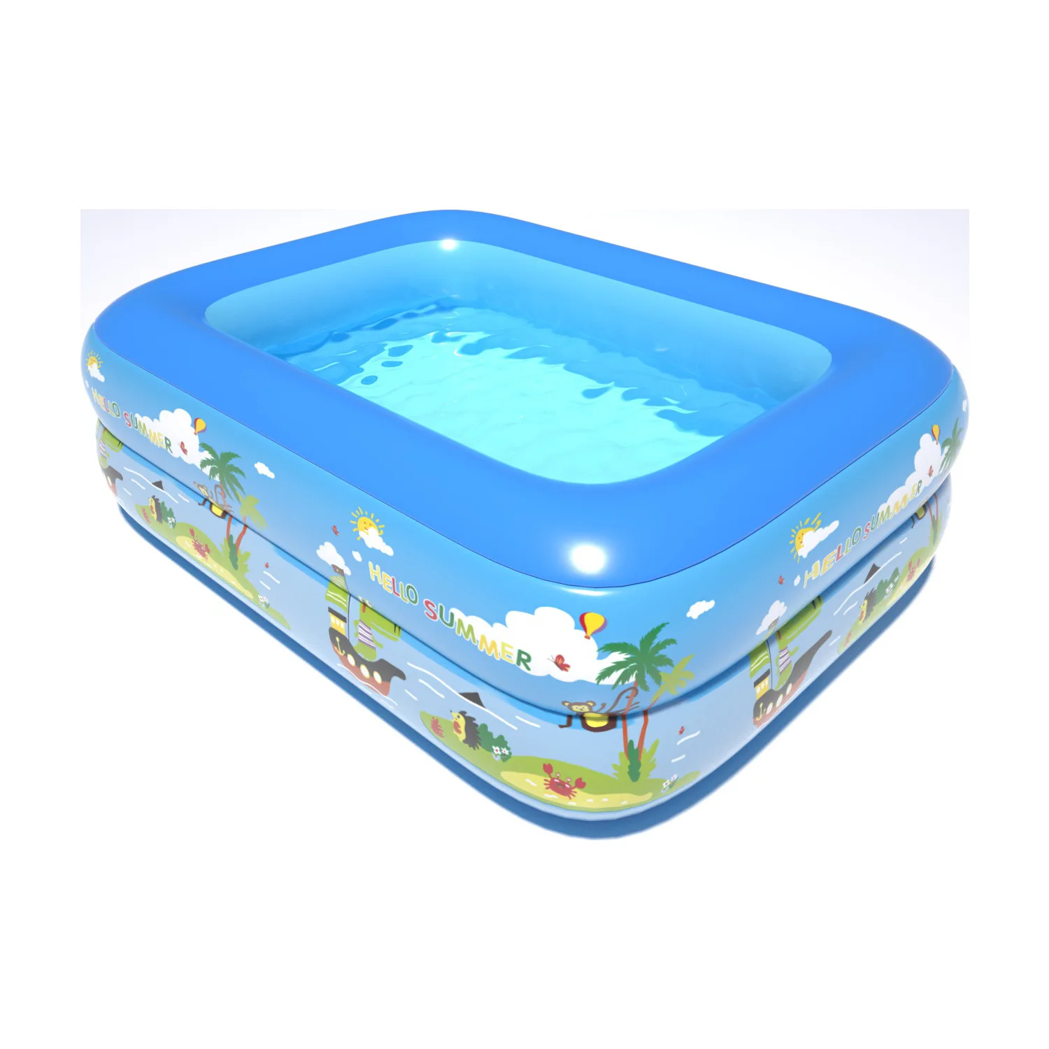 Sunshine wholesale  inflatable multiple sizes  swimming pool outdoor family pool for kids swimming