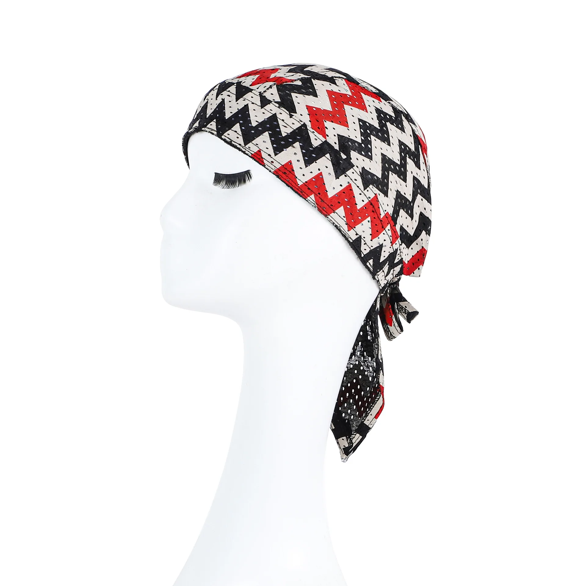 HZM-24269 High Quality Custom logo High Elastic Cycling Doo RAG Skull Bandana Head Wrap Breathable Helmet Liner